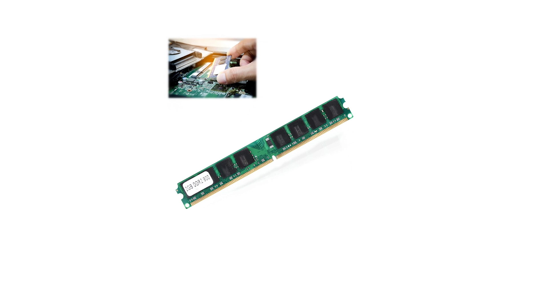 512MB メモリ 2セット　計 1GB DDR2メモリー 512MB ×2セット 動作確認済み - メルカリ